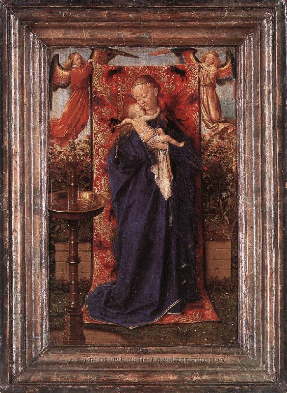 EYCK, Jan van Madonna and Child at the Fountain ere oil painting picture